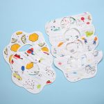 6pcs Baby Petal Bibs 360Degree Rotating Multicolor 100percent Cotton Super Soft and Absorbent with 8 Layers of Gauze Suitable for 03 Years Old Boys and Girls Who Are Teethi - Image 3